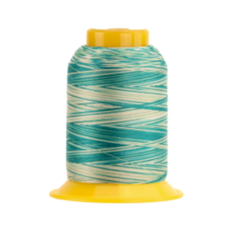 WonderFil SOFTLOC: Tex35 Wooly Poly Variegated 1100yd-Mossy Alcove 59