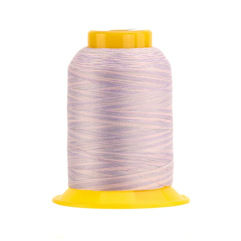 WonderFil SOFTLOC: Tex35 Wooly Poly Variegated 1100yd-Pink Steel 39