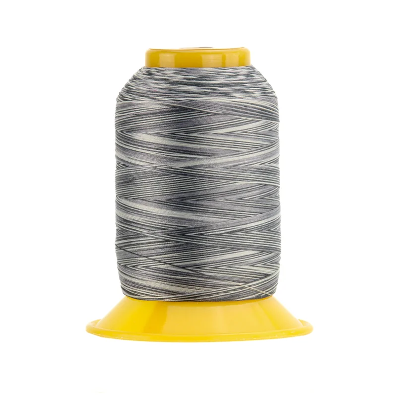 WonderFil SOFTLOC: Tex35 Wooly Poly Variegated 1100yd-Silver Screen 33