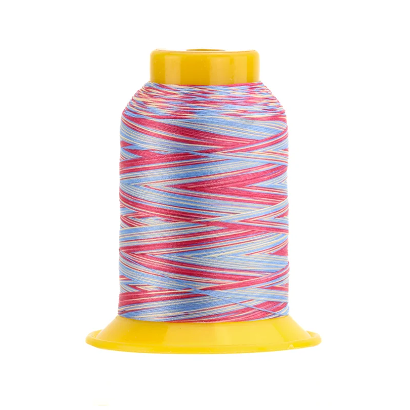 WonderFil SOFTLOC: Tex35 Wooly Poly Variegated 1100yd-Snow Cone 56