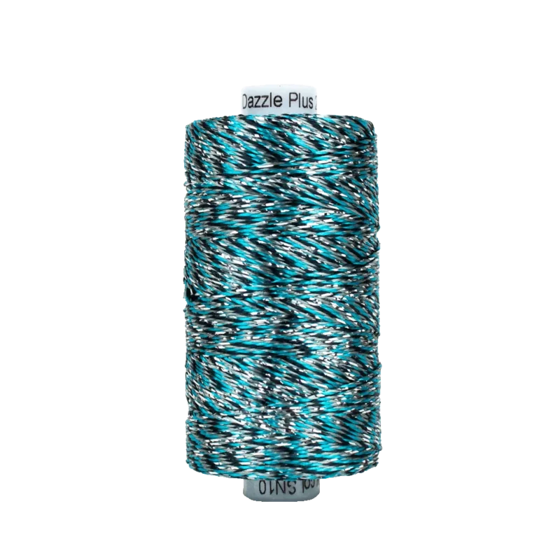 Wonderfil STARRY NIGHT DAZZLE: 8wt Rayon Metallic-Blue Bird 10