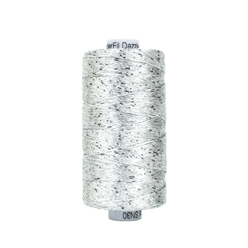 Wonderfil STARRY NIGHT DAZZLE: 8wt Rayon Metallic-Ice 30