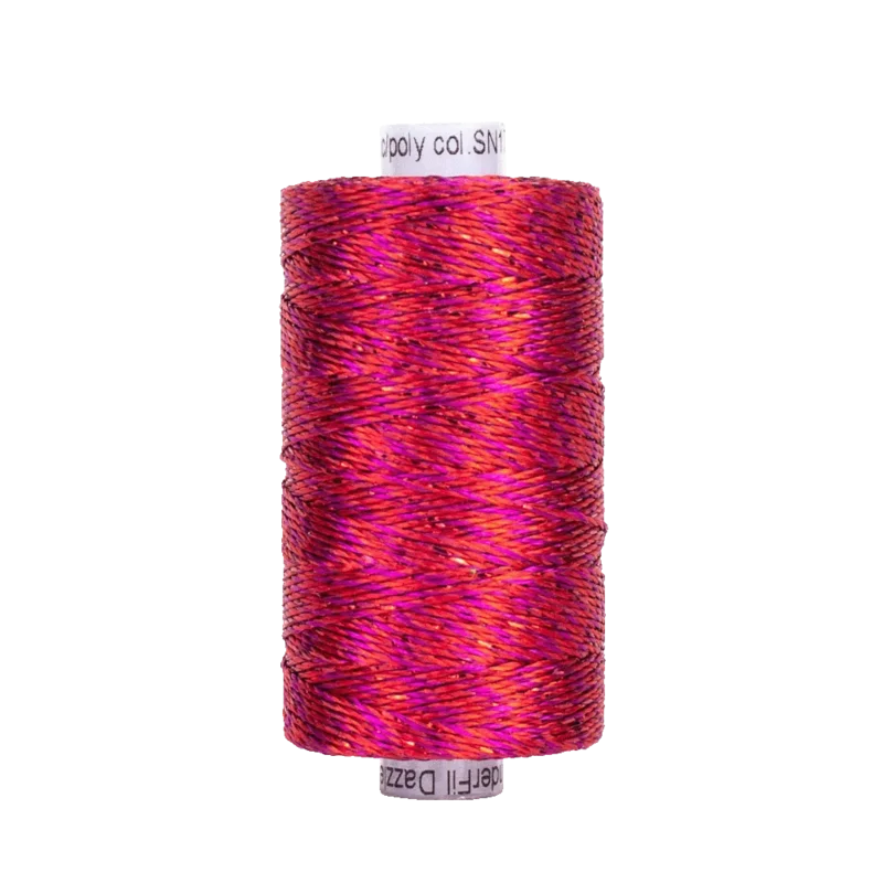 Wonderfil STARRY NIGHT DAZZLE: 8wt Rayon Metallic-Seduction 17