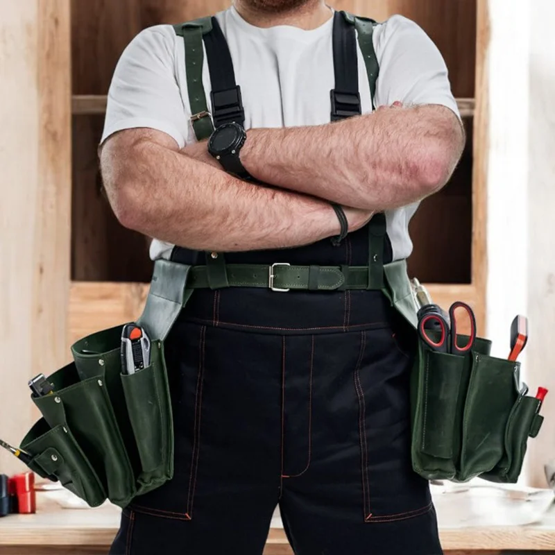 WoodCraft Leather Tool Belt