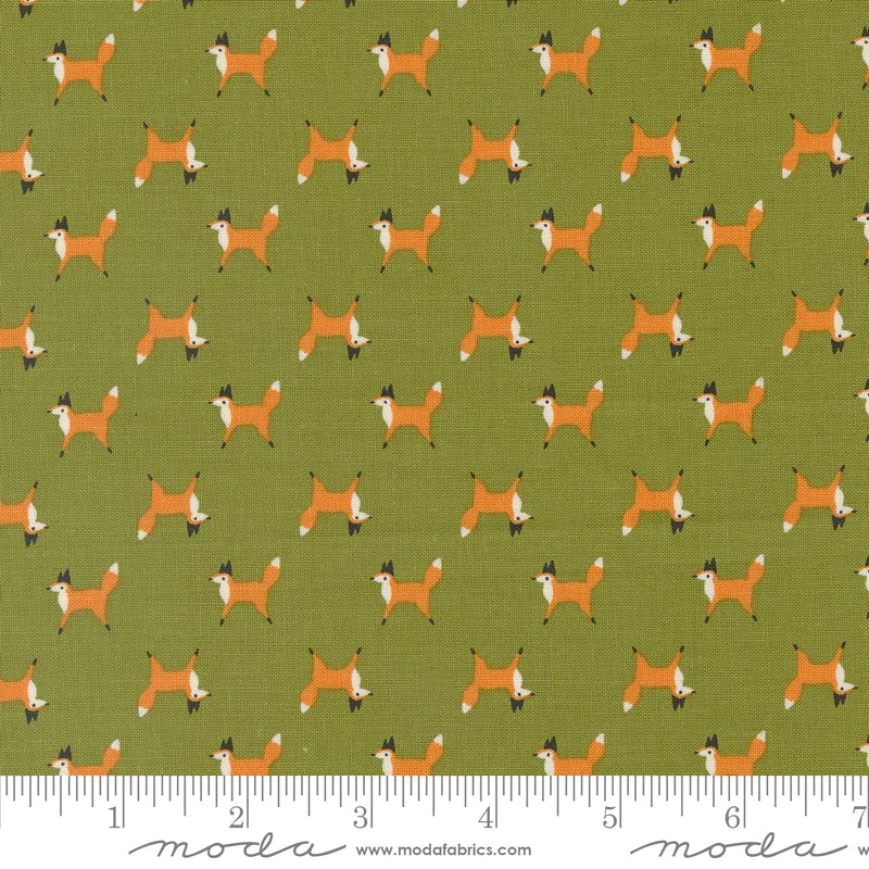 WOODLAND WONDER: Fox Trot-Fern (1/4 Yard)