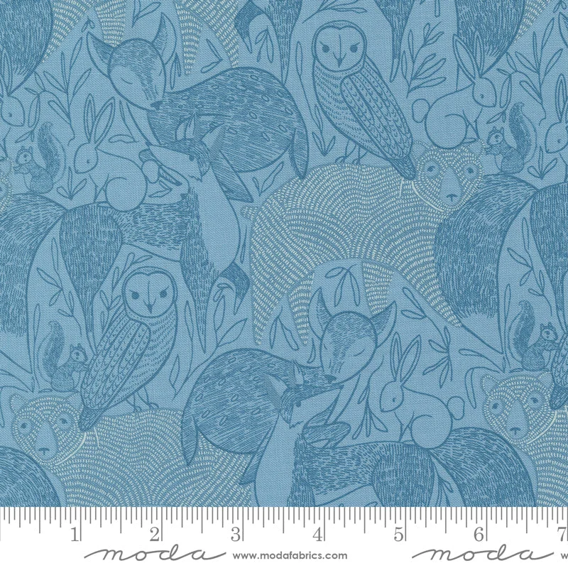 WOODLAND WONDER: Woodland Wonder-Sky (1/4 Yard)