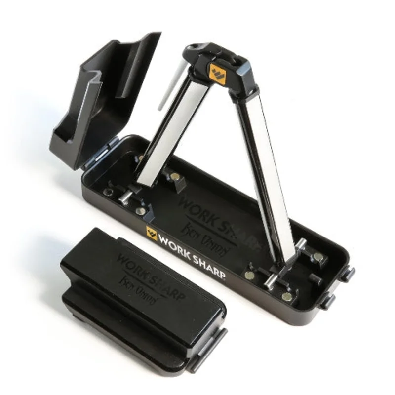 Work Sharp WSBCHAGS - Ken Onion Angle Set Sharpener with Tri-Brasive