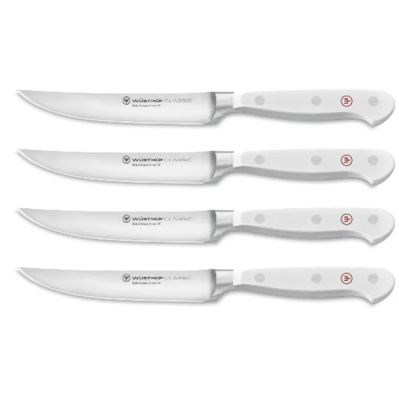 Wusthof Classic White: 4 Piece Steak Set