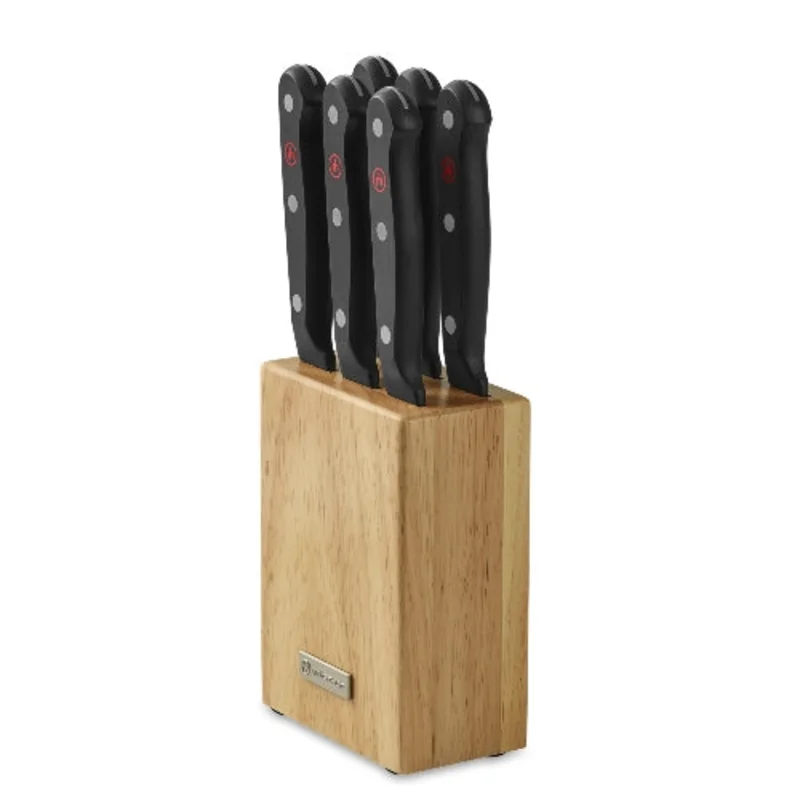 Wusthof Gourmet Seven Piece Steak Block Set