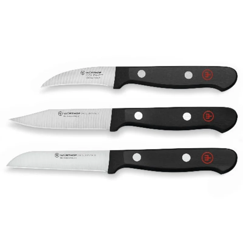 Wusthof Gourmet Three Piece Paring Knife Set