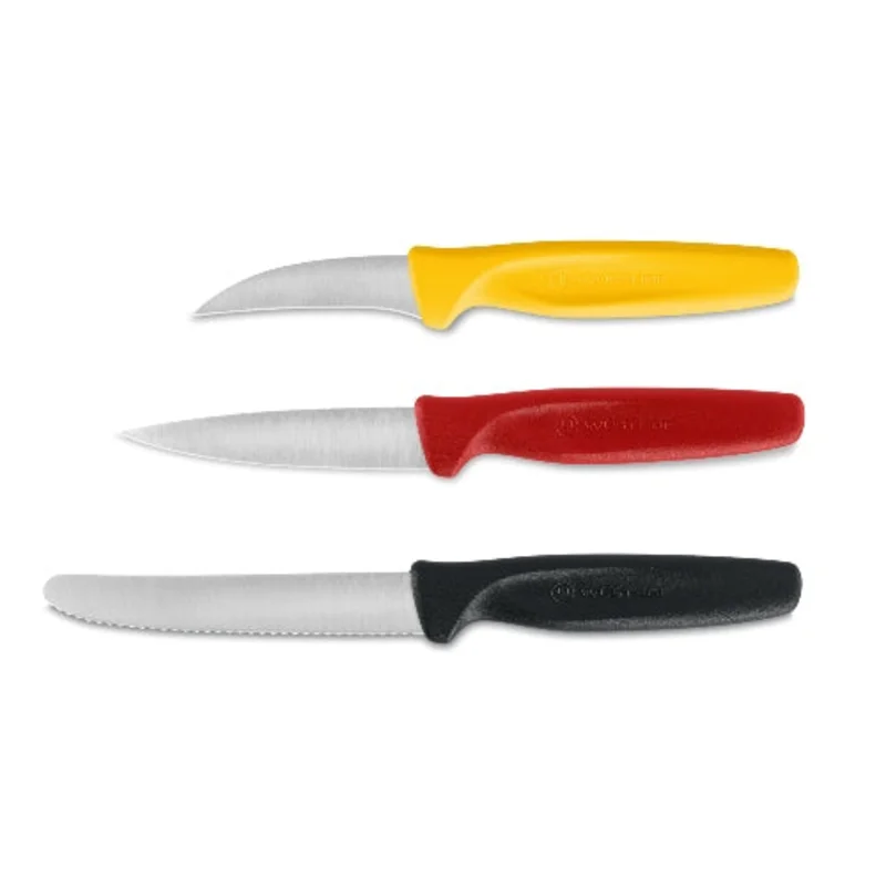 Wusthof Three Piece Paring Knife Set - Multicolored