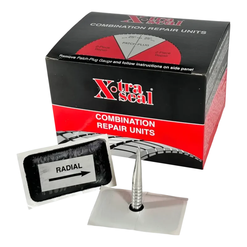 X-tra Seal 13-375 Small Quilled Patch Plug Repair Unit, 1-5/8" x 2 7/8", 5/16" Rnd (15/Box)