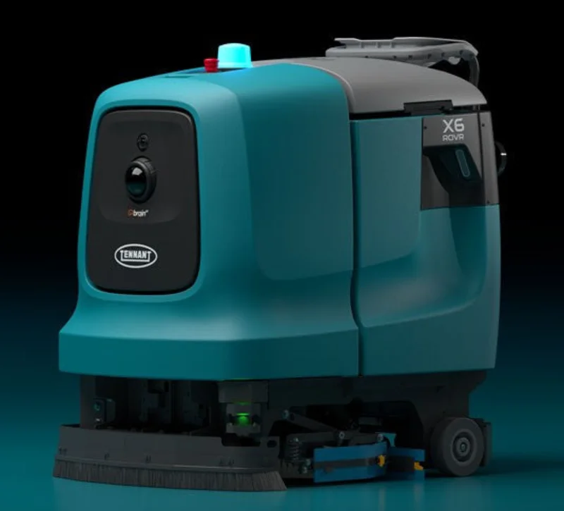X6ROVR-660-D, Tennant X6 Rovr, Robotic Walk Behind Floor Scrubber, 26", 25 Gallon, Disk, Lithium, Lifetime Software, 3 Year Warranty