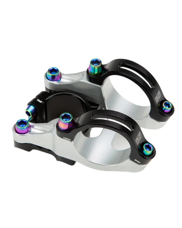 Yoshimura ENDH Stem Bolt Kit - Tapered Heads - Titanium Rainbow Oil Slick