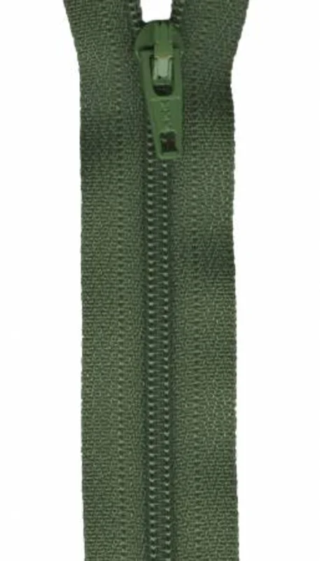 Ziplon Coil Zipper 18in Olive Green