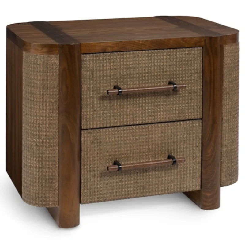 Zoey Walnut Nightstand, 32"W