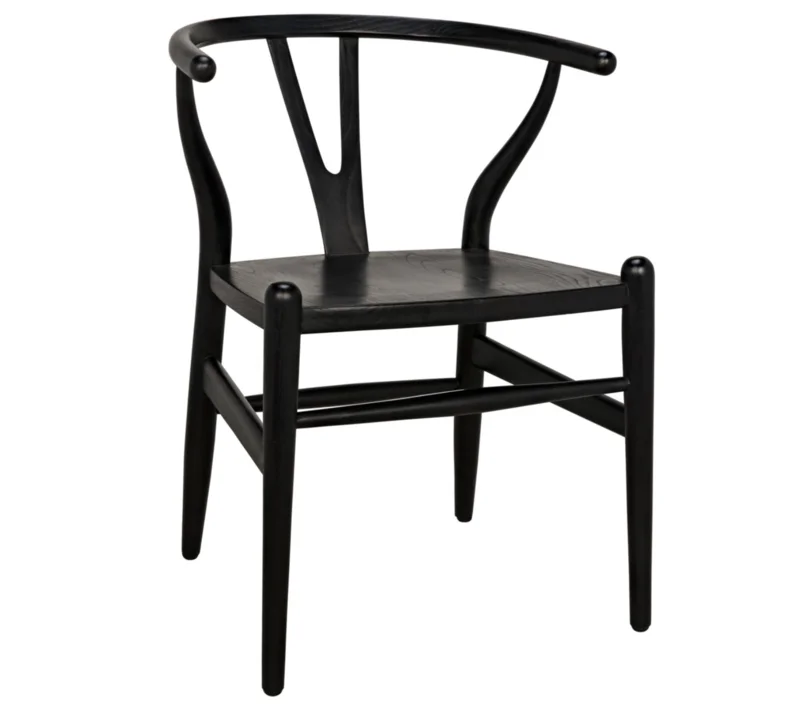 Zola Chair, Charcoal Black