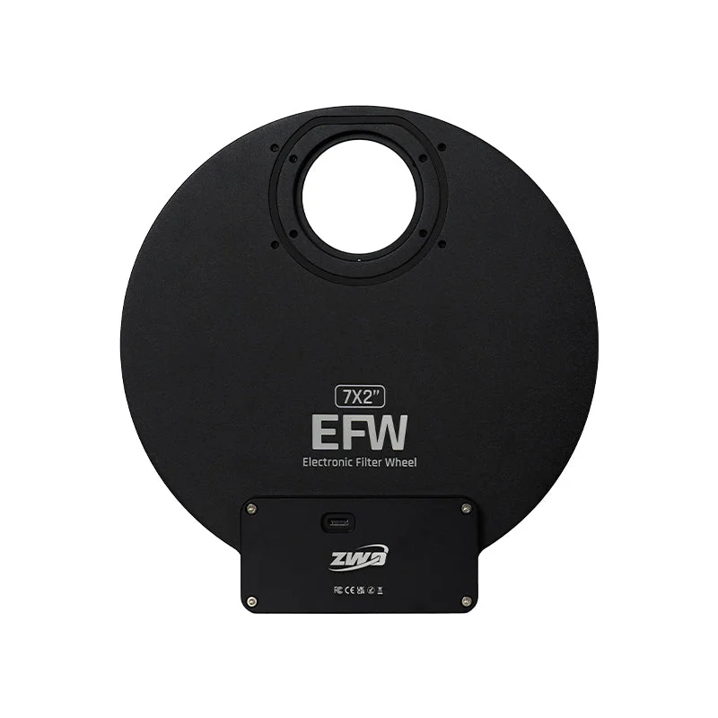 ZWO EFW-72" Electronic Filter Wheel | 7-Position USB-C Wheel for 2" Filters